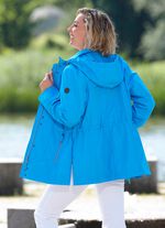 Funktionsjacke mit abnehmbarer Kapuze AZURBLAU