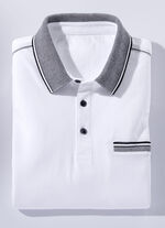 Poloshirt in 3 Farben WEISS