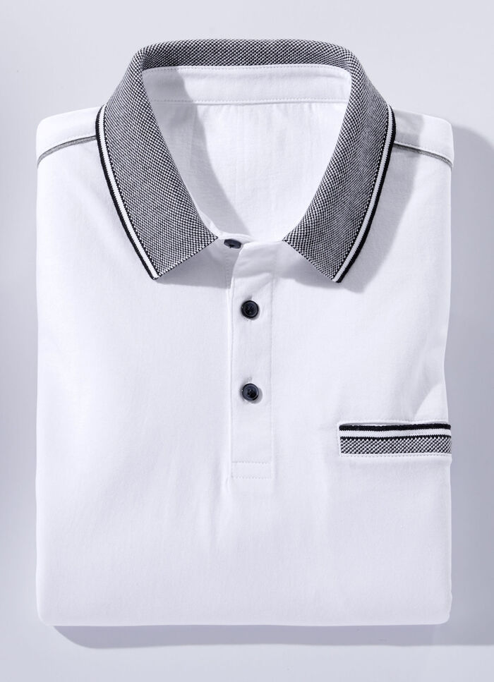 Poloshirt in 3 Farben WEISS