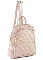 Laurina Kalbleder-Rucksack in angesagtem Dessin PUDERROS&Eacute;