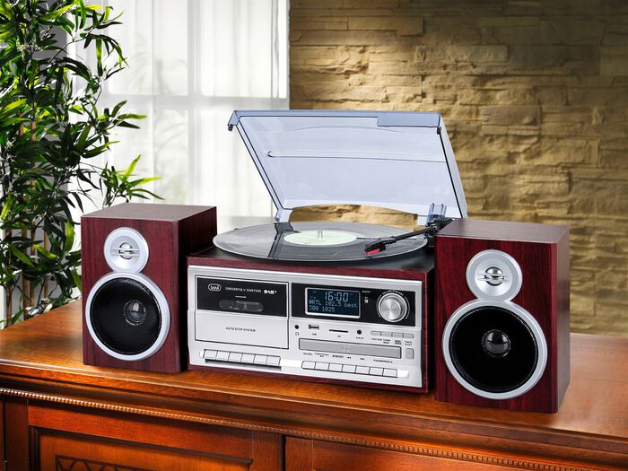 Trevi TT 1072 DAB Nostalgie-Stereoanlage mit DAB+ 