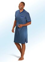 Zweierpack Nachthemden mit V-Ausschnitt und Seitenschlitzen 