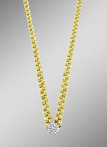 Handgefertigte Halskette mit Brillanten 