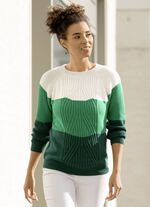 Pullover in Color-Blocking 