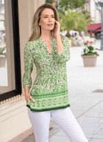 Shirt-Tunika mit Manschetten&auml;rmeln 