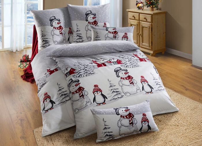 Flausch-Biber Bettwäsche-Garnitur von Florella 