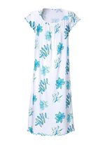 Nachthemd, Kurzarm mit Rundhals 