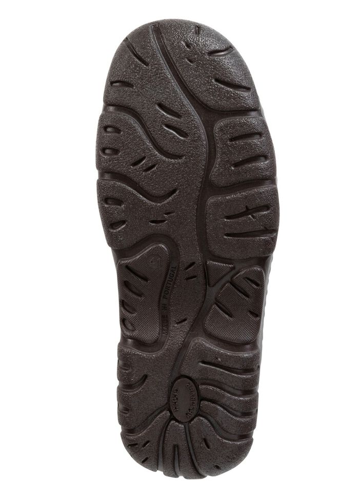 Schn&uuml;r-Boot aus Nubuk- und Veloursleder BRAUN