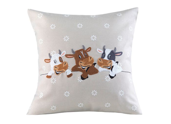 Tischdecke mit aufwendiger Stickerei ECRU