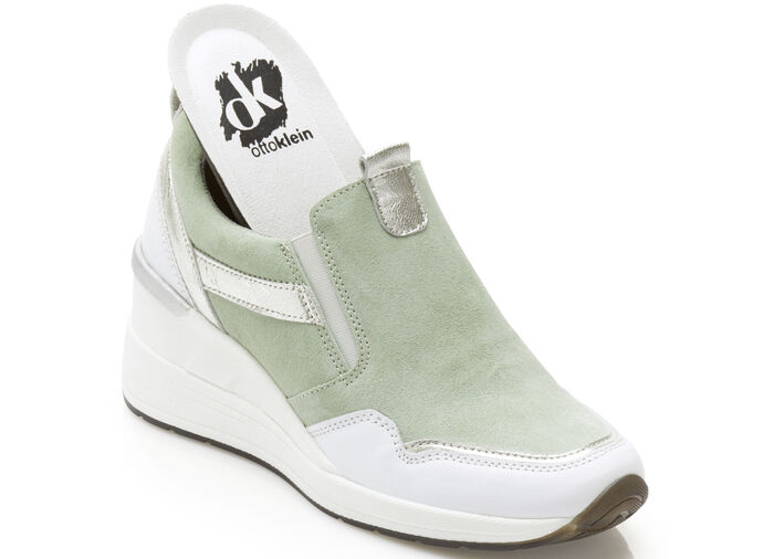 ELENA EDEN Slipper mit herausnehmbarem Fußbett MINT