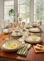 Hochwertiges Men&uuml;besteck f&uuml;r 4 Personen. 