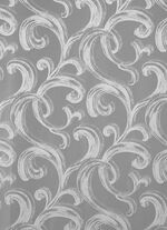 Übergardine mit Universalschienenband SILBER