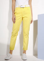 Hose in 5-Pocket-Form GELB