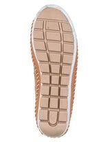 ELENA EDEN, sommerliche Damen-Slipper, Weite G, mit herausnehmbarem Fu&szlig;bett CAMEL