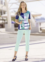Soft-Stretch-Hose in 7/8-Länge MINT