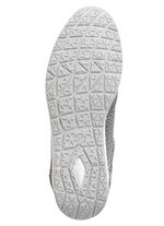 ELENA EDEN Schnürschuh mit Leder-Besätzen SCHWARZ-WEISS-TAUPE