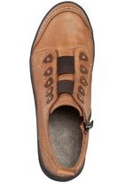 ELENA EDEN, gef&uuml;tterte Damen-Boots, Winterschuhe, Weite H, mit herausnehmbarem Fu&szlig;bett CAMEL