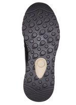 ELENA EDEN, trendige Damen-Sneaker, Weite G, mit herausnehmbarem Fußbett SCHWARZ-BRAUN