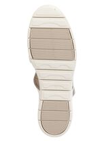 ELENA EDEN, sommerliche Damen-Slipper, Weite H, mit herausnehmbarem Fu&szlig;bett ECRU-BEIGE