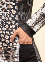 Blusenjacke mit Netztüll  