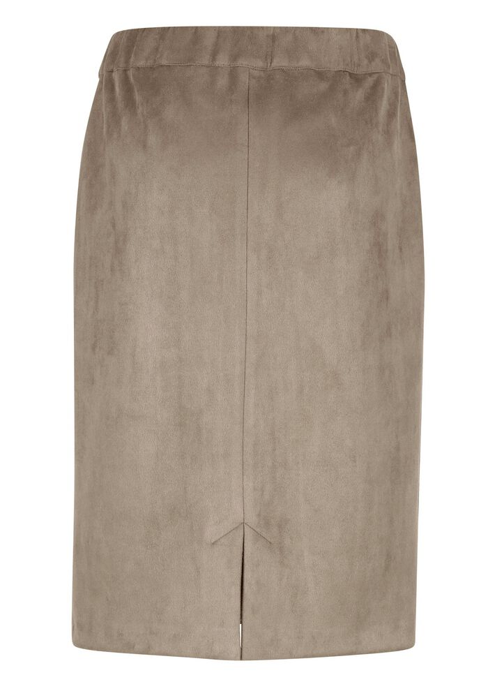 Rock in Wildleder-Optik 