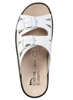 ELENA EDEN Pantolette aus Nappaleder WEISS