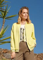 Shirtjacke mit Collegekragen 