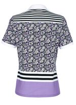 Poloshirt mit Allovermuster 