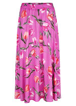 Rock mit floraler Dessinierung 