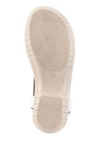 ELENA EDEN, leichte Damen-Sandalen, Weite H, mit Elastik-Bandage WEISS