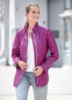 Jacke mit Ziernieten an der Schulterpartie FUCHSIA