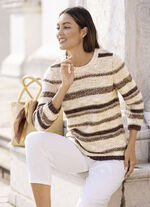 Pullover mit hochwertigem Effektgarn