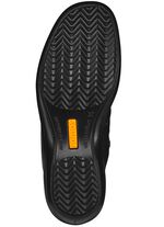 Stiefelette mit echtem Lammfellfutter SCHWARZ