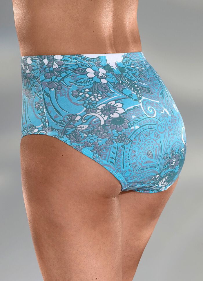 Viererpack Slips mit Druckdessin 