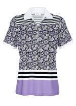 Poloshirt mit Allovermuster 
