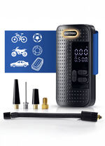 EASYmaxx Akku-Handkompressor mit LED-Beleuchtung 