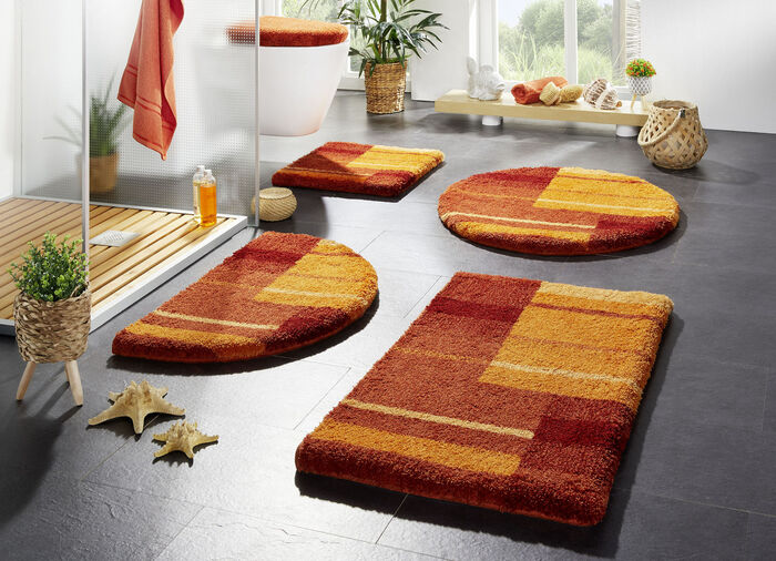 Badvorleger mit rutschhemmender Rückseite von Grund TERRA