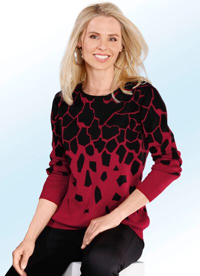 Pullover in Jacquard-Dessin 