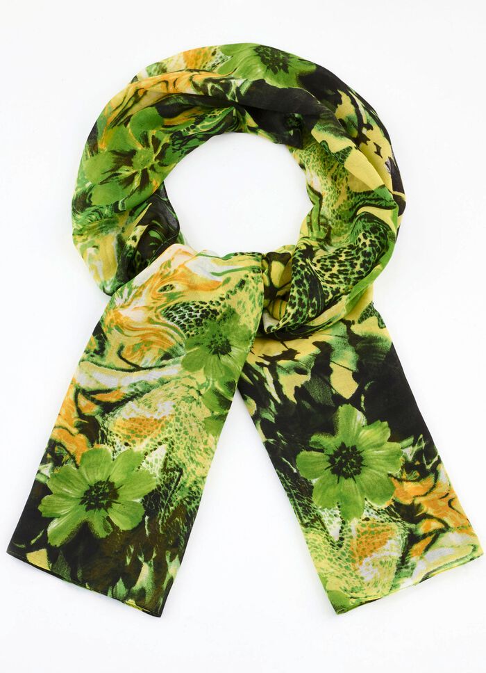 Schal mit verschiedenen Dessinierungen 