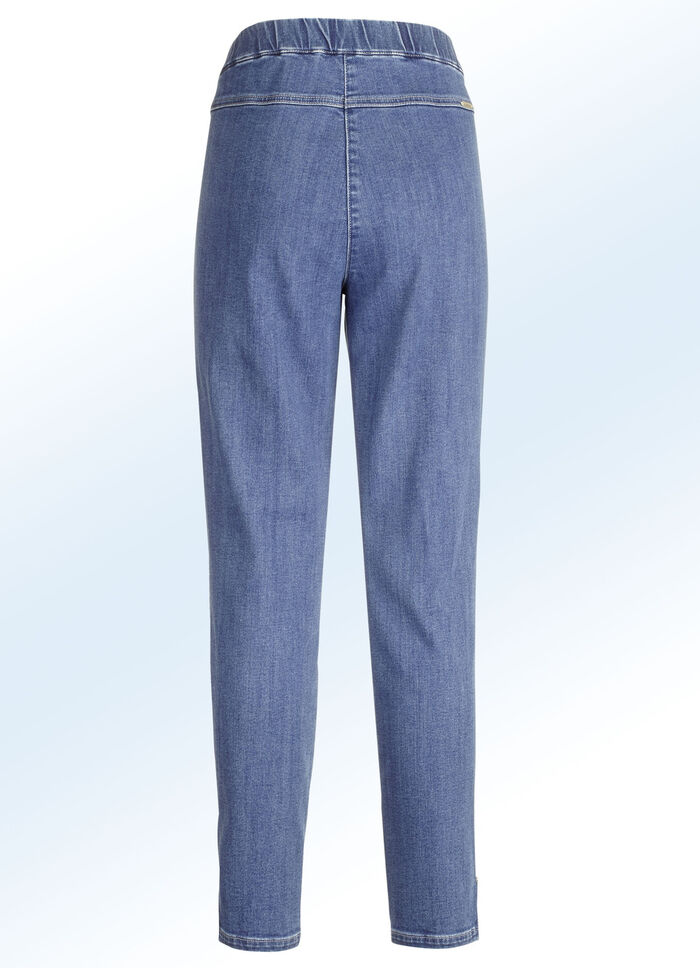 Magic-Jeans mit hohem Stretchanteil JEANSBLAU