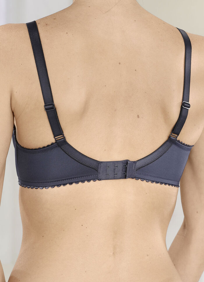 Felina Bügel-BH mit kontrastfarbener Stickerei 