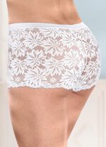 Dreierpack Pants aus elastischer Spitze 