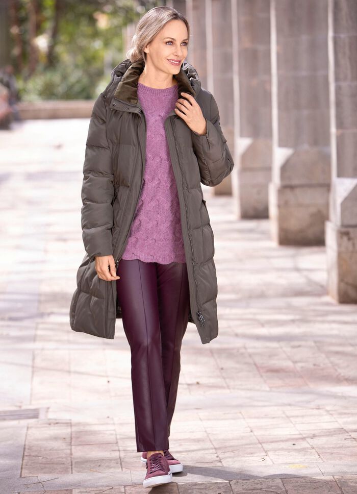 Hose aus softem Nappaleder-Imitat 