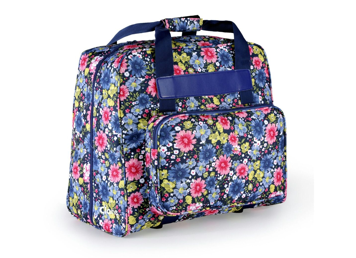 Nähmaschinentasche Aus Nylon – Groß, 46x31x24 Cm, Tragetasche Mit Reißverschluss | Blau, Schwarz, Rosa Erhältlich