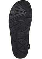 Waldl&auml;ufer, bequeme Damen-Sandalen, Weite H, mit herausnehmbarem Fu&szlig;bett SCHWARZ