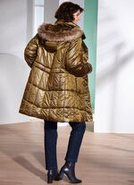 Kurzmantel mit elastischen Windfangärmeln 