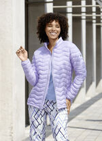 Funktionsjacke mit Wellenstepp LAVENDEL