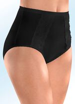 Viererpack Slips mit elastischen Spitzenbes&auml;tzen 