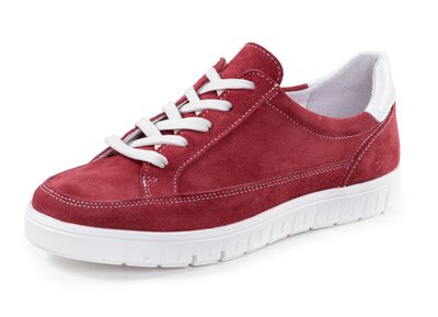 ELENA EDEN Schn&uuml;r-Sneaker aus Veloursleder 