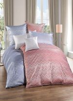 Bettw&auml;sche-Garnitur in b&uuml;gelleichter Qualit&auml;t GRAU